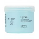 PURIFY HYDRA Itin maitinanti ir drėkinanti kaukė sausiems pažeistiems plaukams su bičių pieneliu, alijošiumi, sezamu, 500 ml